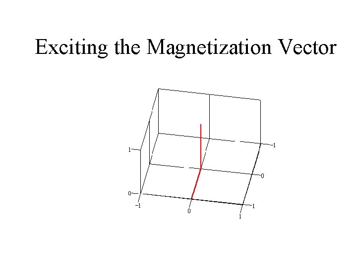 Exciting the Magnetization Vector 