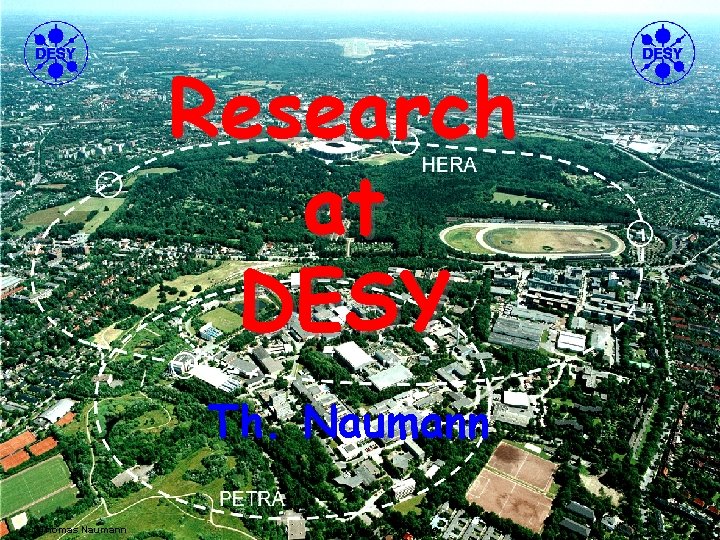 Research at DESY Th. Naumann Thomas Naumann ACAT 05 23. 05. 2005 1 