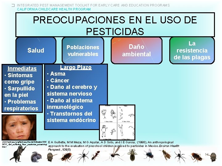 � INTEGRATED PEST MANAGEMENT TOOLKIT FOR EARLY CARE AND EDUCATION PROGRAMS CALIFORNIA CHILDCARE HEALTH