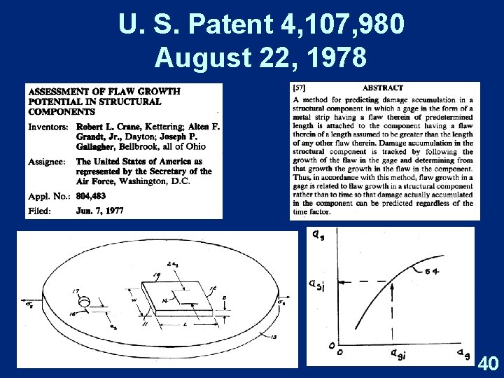 U. S. Patent 4, 107, 980 August 22, 1978 40 