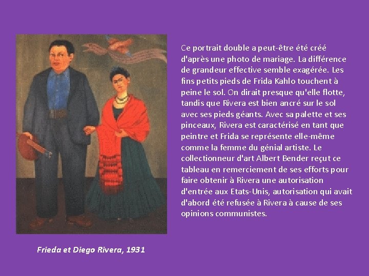 Ce portrait double a peut-être été créé d'après une photo de mariage. La différence