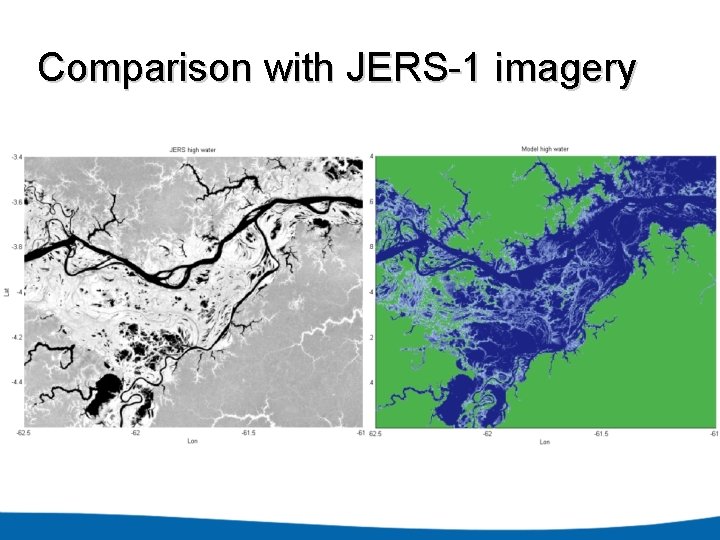 Comparison with JERS-1 imagery 