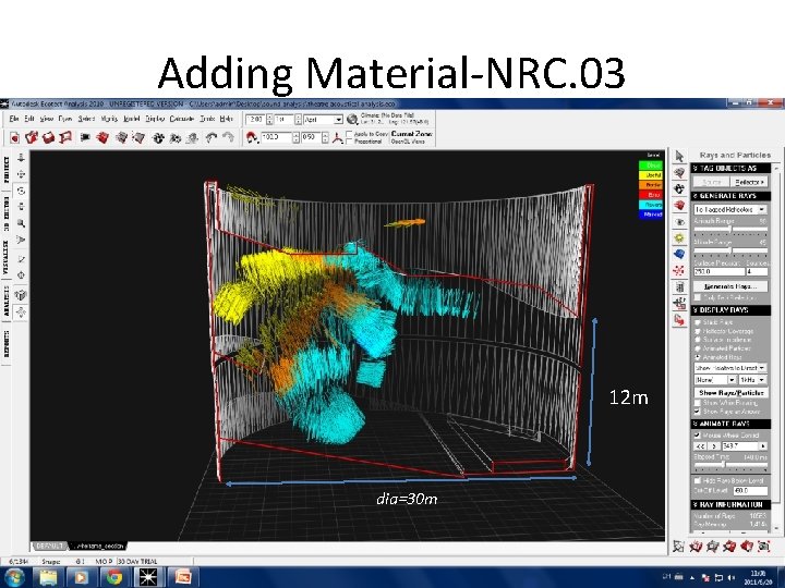Adding Material-NRC. 03 12 m dia=30 m Adding Material-NRC. 03 12 m dia=30 m