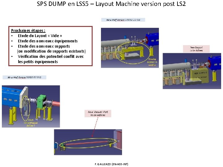 SPS DUMP en LSS 5 – Layout Machine version post LS 2 Prochaines étapes