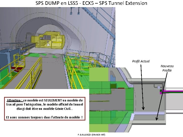 SPS DUMP en LSS 5 - ECX 5 – SPS Tunnel Extension Profil Actuel