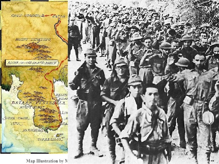 n. Bataan Death March killed many U. S. POWs in the Philippines as their