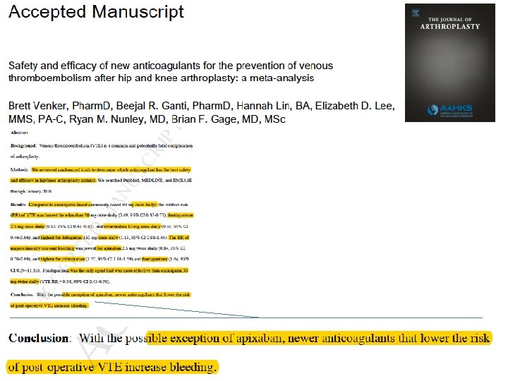 Current Concepts In Perioperative Tka Management Marios Lykissas