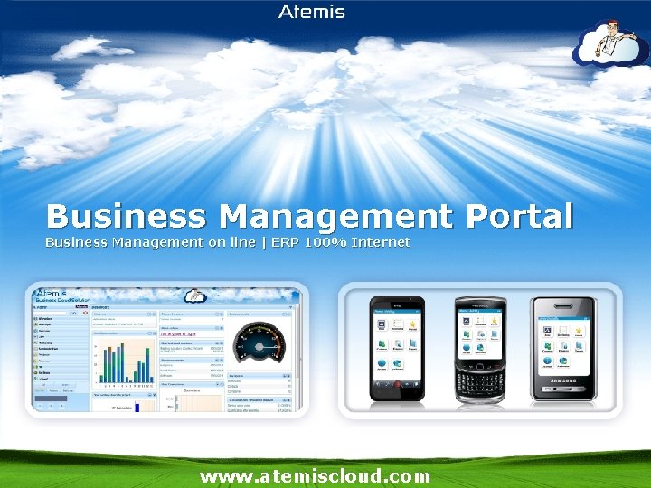 Business Management Portal Business Management on line | ERP 100% Internet www. atemiscloud. com