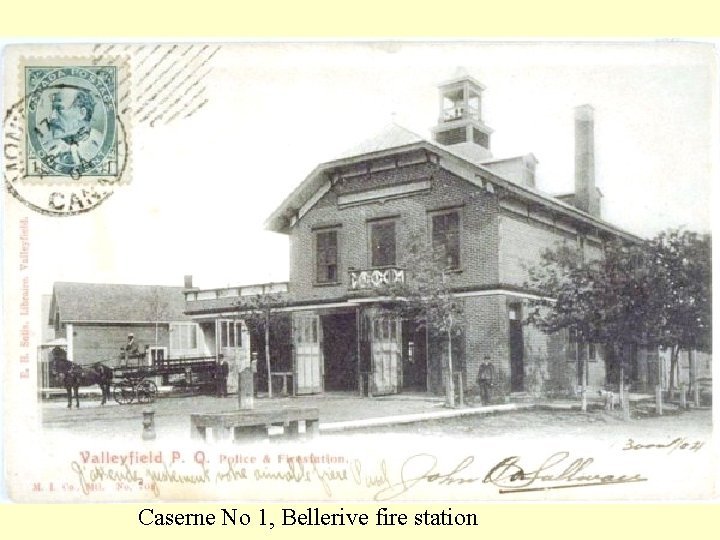 Caserne No 1, Bellerive fire station 