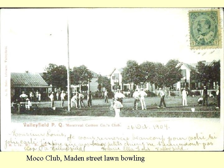 Moco Club, Maden street lawn bowling 