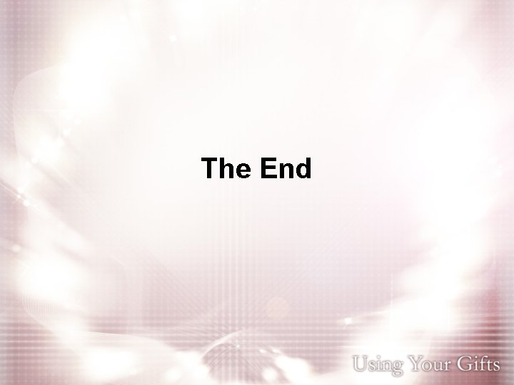 The End 