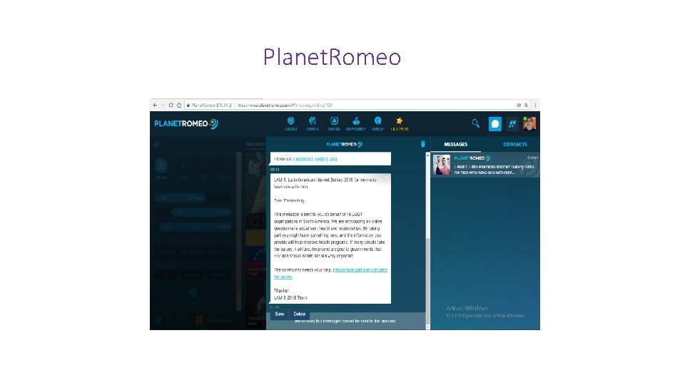 Planet. Romeo 