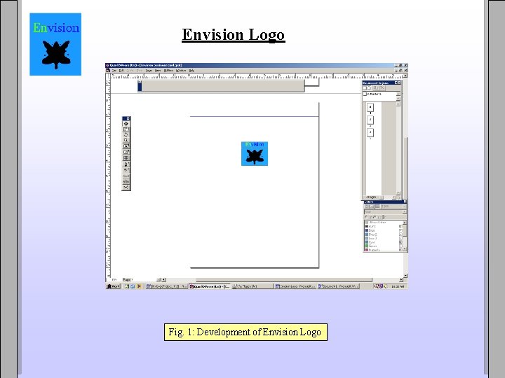 Envision Logo Fig. 1: Development of Envision Logo 
