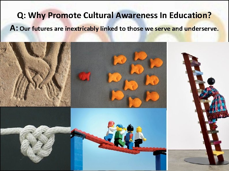 Q: Why Promote Cultural Awareness In Education? A: Our futures are inextricably linked to