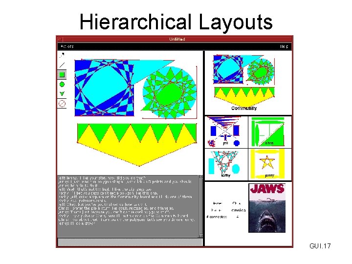 Hierarchical Layouts GUI. 17 