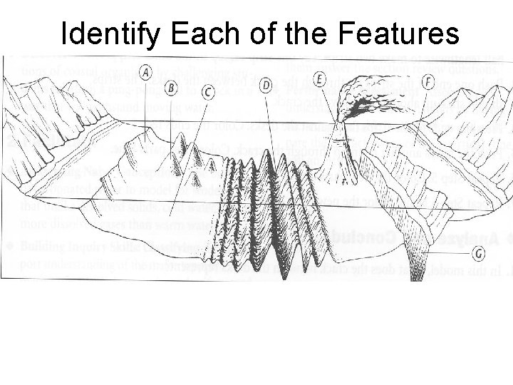 Identify Each of the Features 