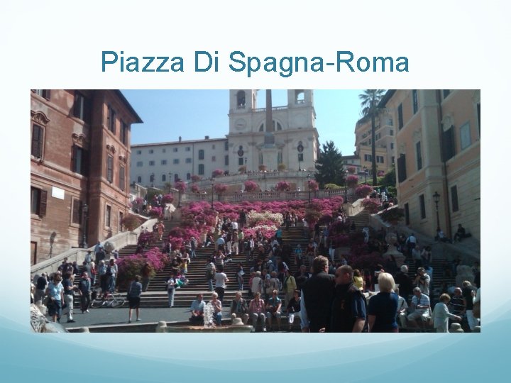 Piazza Di Spagna-Roma 