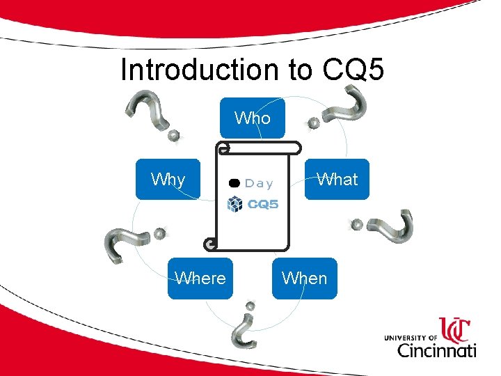 Introduction to CQ 5 Who Why Where What When 