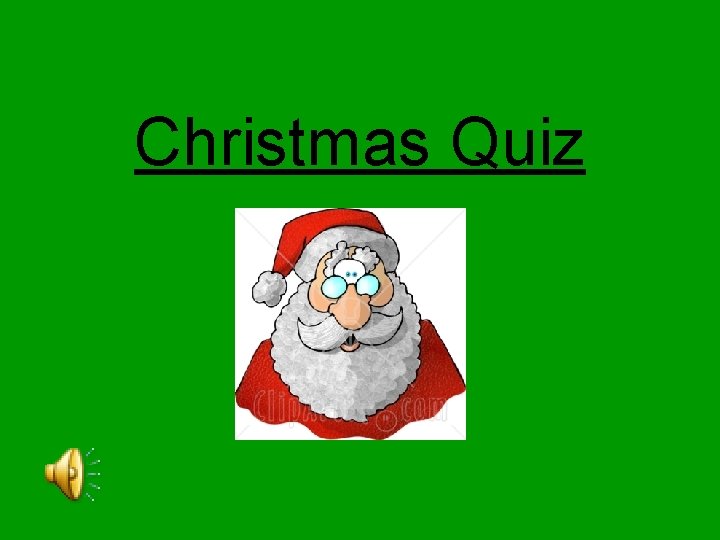 Christmas Quiz 