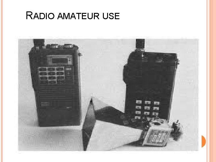 RADIO AMATEUR USE 