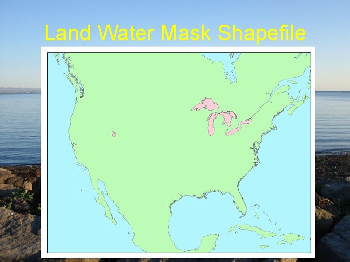 Land Water Mask Shapefile 