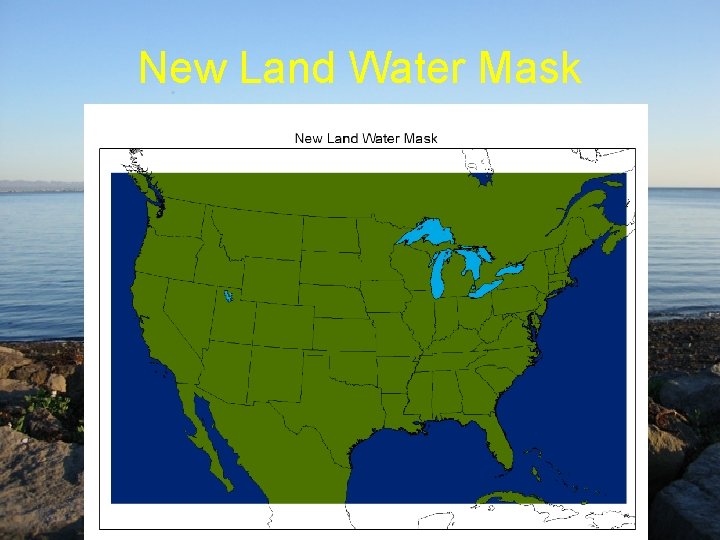 New Land Water Mask 