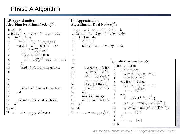 Clustering Chapter 7 Ad Hoc and Sensor Networks
