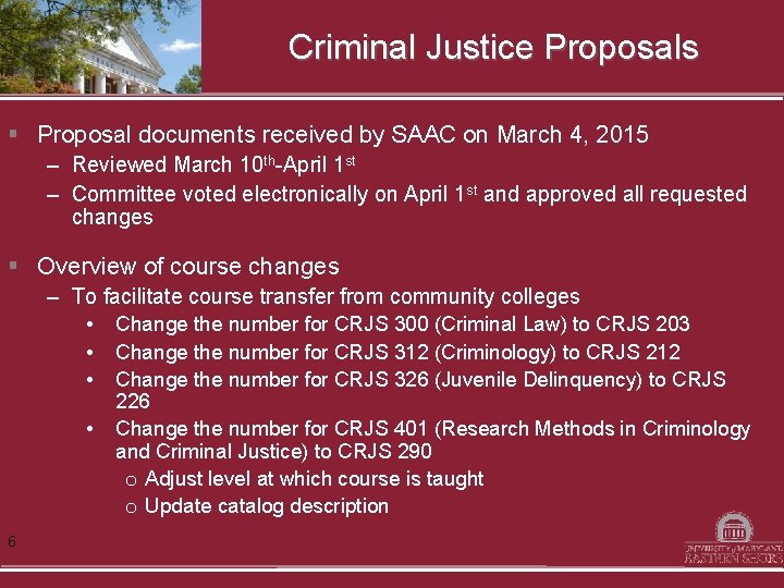 Criminal Justice Proposals § Proposal documents received by SAAC on March 4, 2015 –