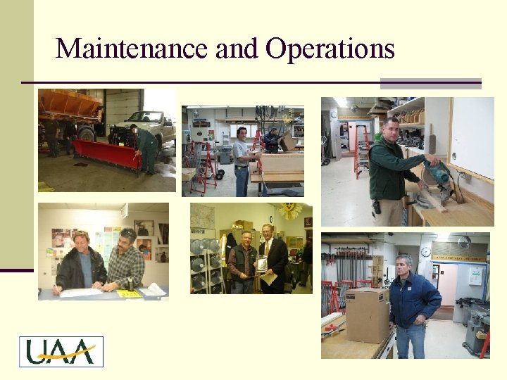 Maintenance and Operations 