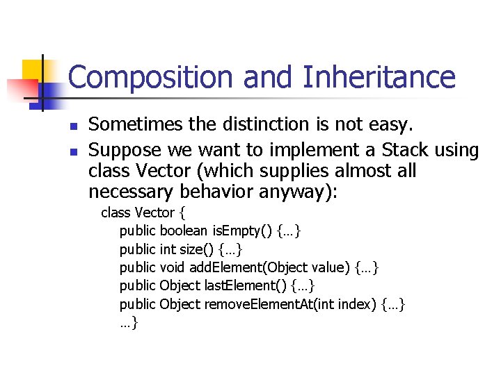 C 10 Mechanisms for Software Reuse Substitutability n