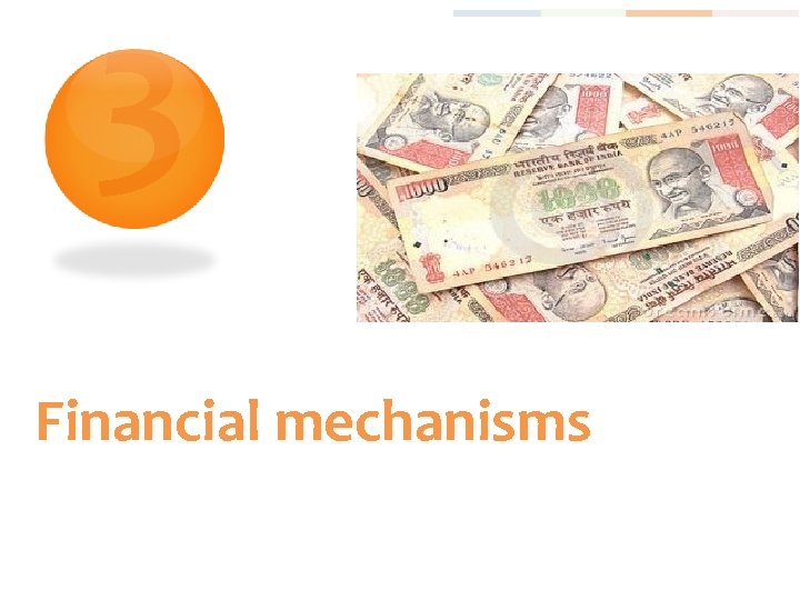3 Financial mechanisms 