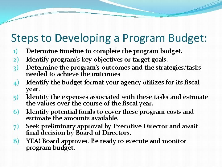 Financial Management Part 1 Developing a Basic Program