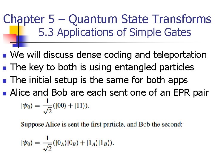 Quantum Computing Rieffel Polak Chapter 5 Drs Charles