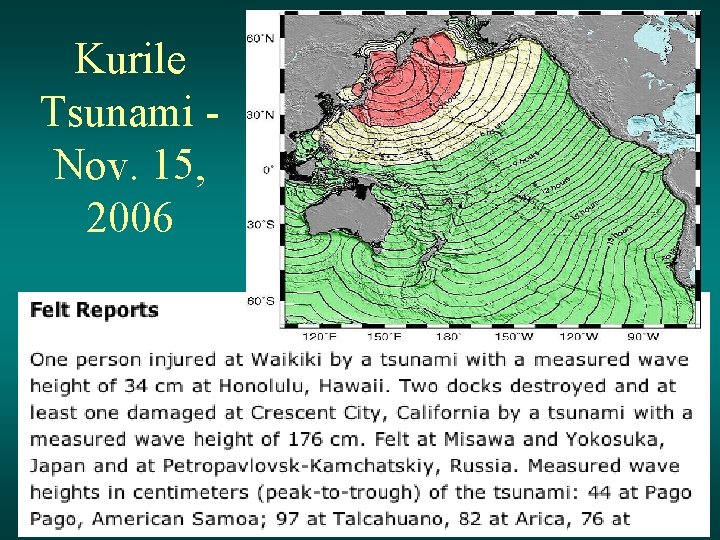 Kurile Tsunami Nov. 15, 2006 