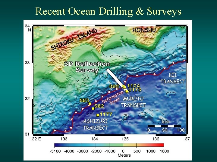 Recent Ocean Drilling & Surveys 