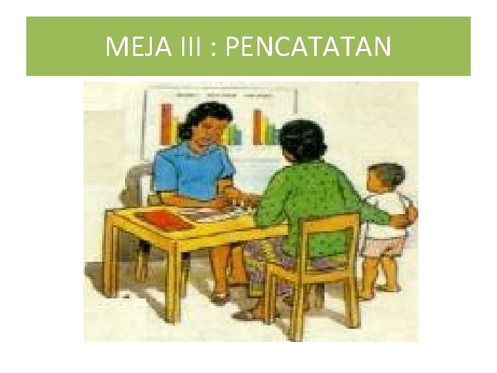 MEJA III : PENCATATAN 