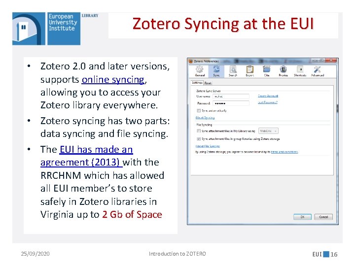 Zotero Sessions 1 Introduction to ZOTERO managing documentation