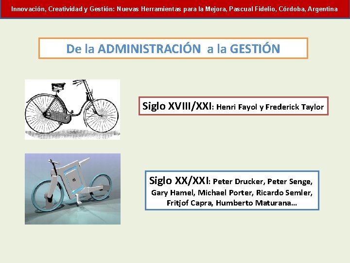Innovación, Creatividad y Gestión: Nuevas Herramientas para la Mejora, Pascual Fidelio, Córdoba, Argentina De
