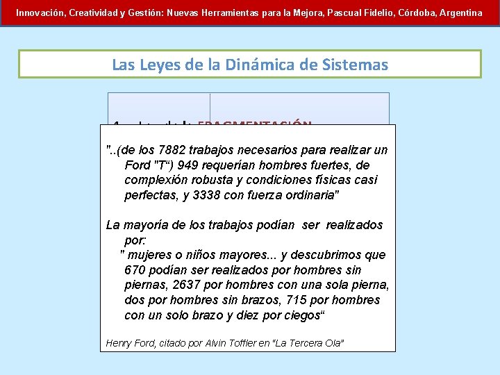 10 Maneras de matar la Innovación y la Creatividad I Seminario Internacional de Emprendimiento,