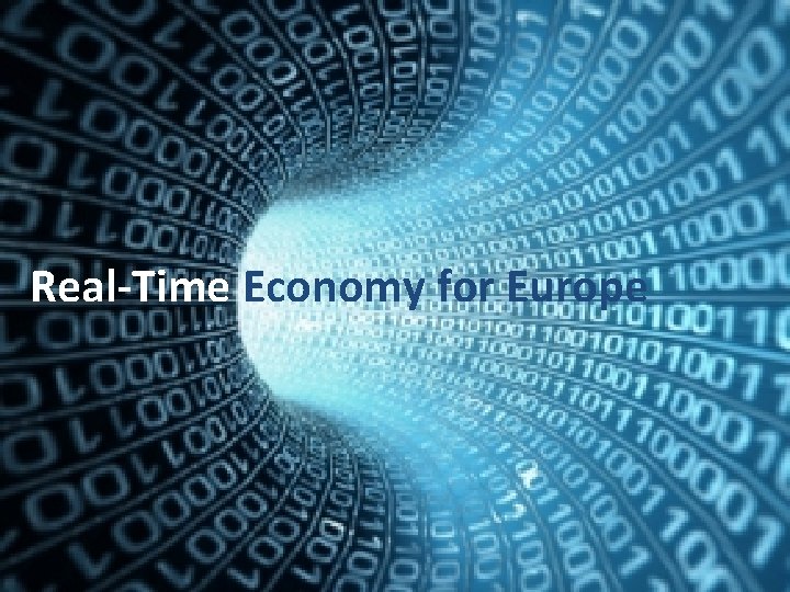 Real-Time Economy for Europe 