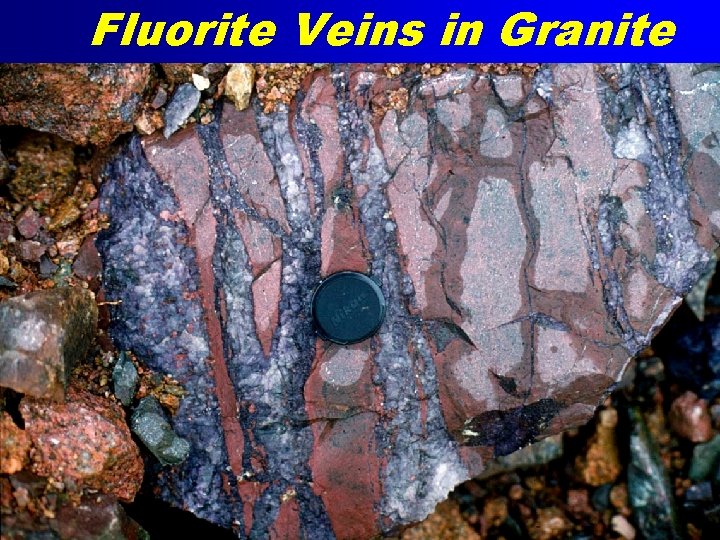 Fluorite Veins in Granite 