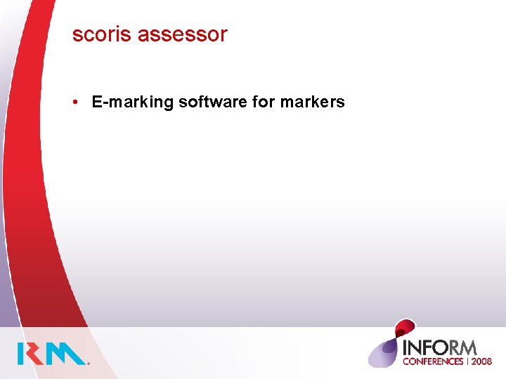 scoris assessor • E-marking software for markers 