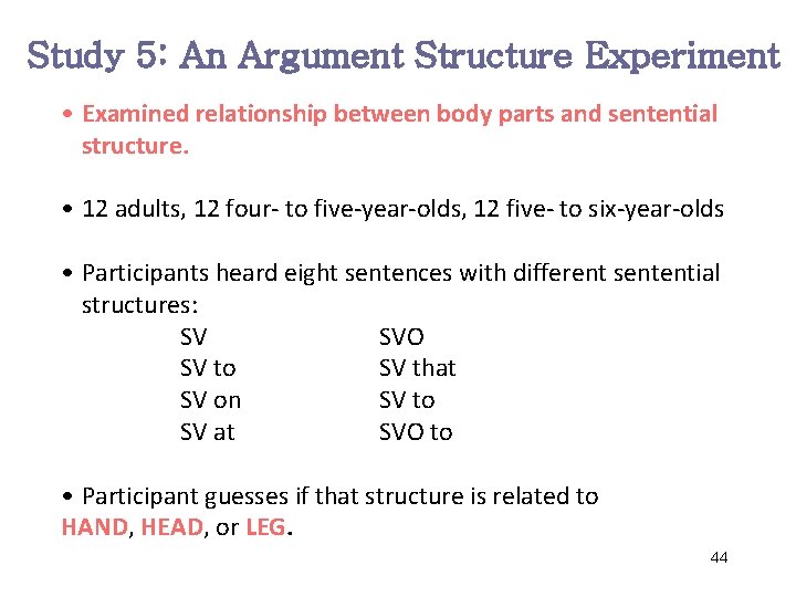 An Embodied Account Of Argument Structure Development Josita
