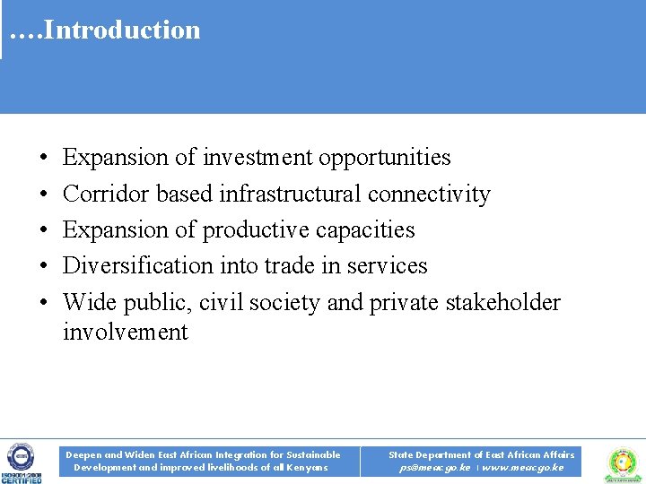 Sub-title FR 11 TH …. Introduction MAR Sub-title • • • EAC HEALTH PROJECTS