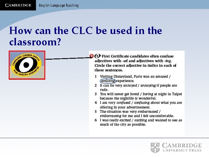 How can the CLC be used in the classroom? 