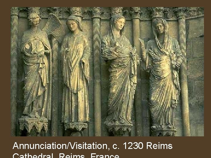 Annunciation/Visitation, c. 1230 Reims 