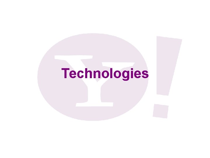 Technologies Technologies