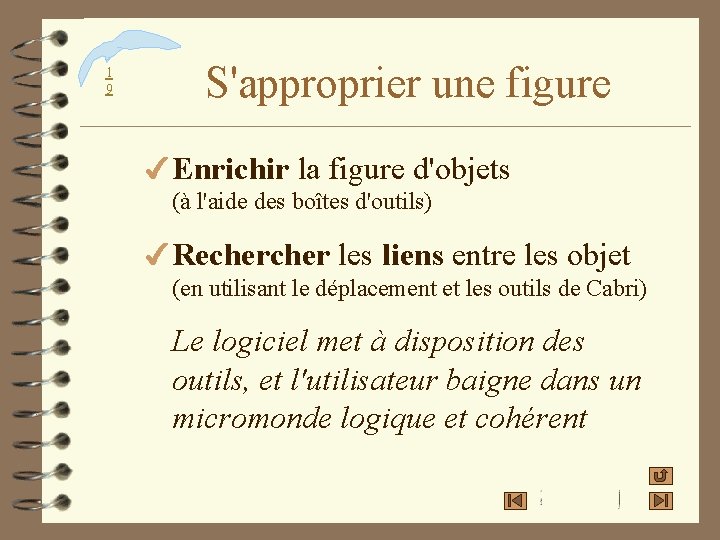 1 9 S'approprier une figure 4 Enrichir la figure d'objets (à l'aide des boîtes