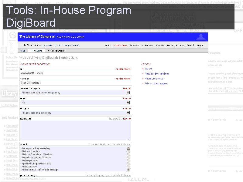  Tools: In-House Program Digi. Board 