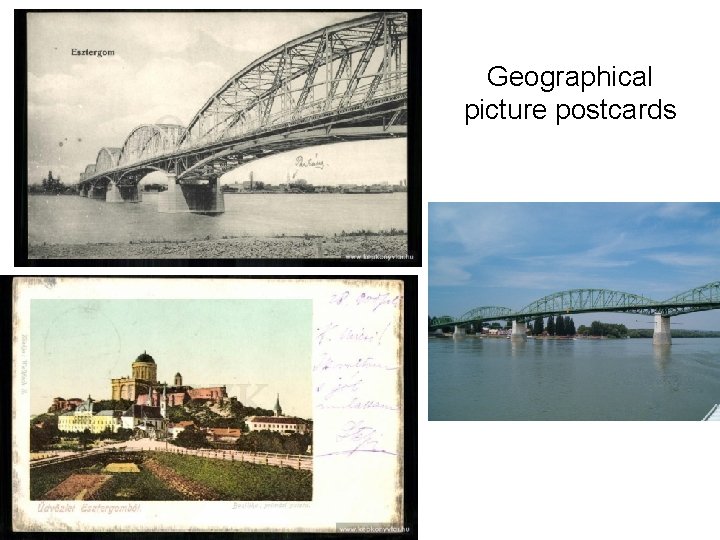 Geographical picture postcards 